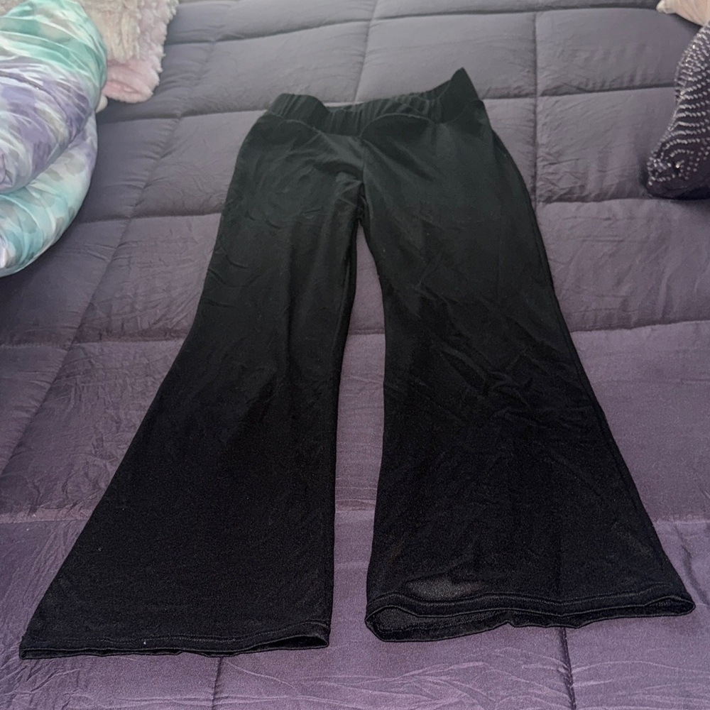 Black Flared Pants